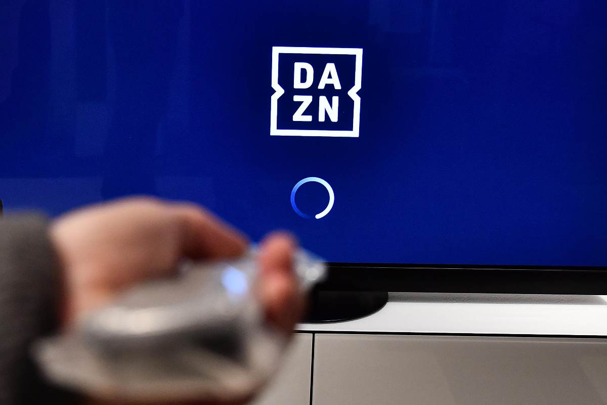 Logo Dazn in tv