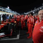 Team Ferrari con Frederic Vasseur