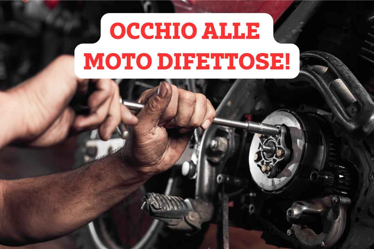 Moto difettose