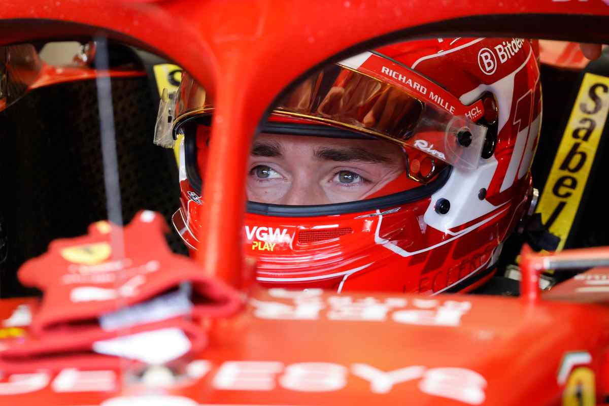 Leclerc in Ferrari