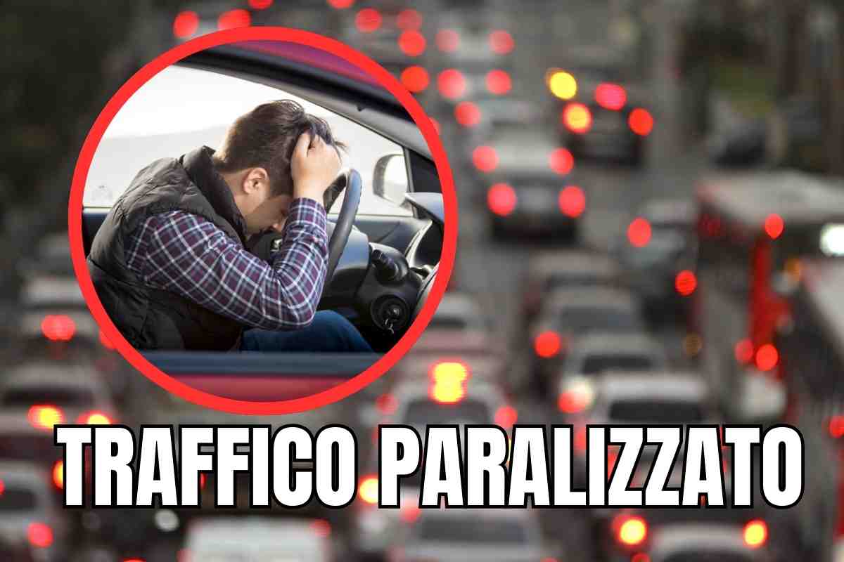 traffico paralizzato