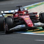 Ferrari in pista in Australia