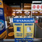 Un ingresso al gate di Ryanair