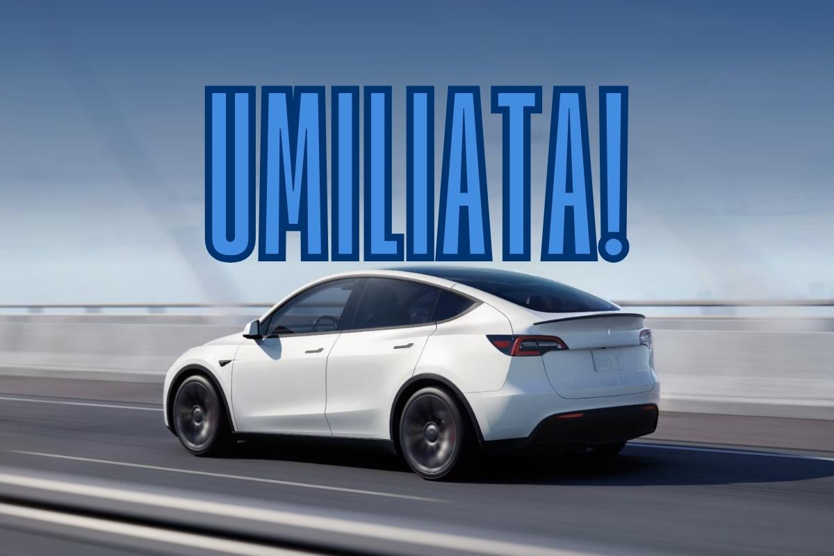 Tesla Model Y umiliata da una Lexus grazie ai sensori