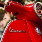 vespa modello rosso