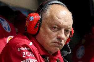 Frederic Vasseur con lo sguardo preoccupato