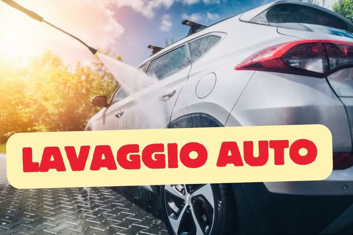 Lavaggio auto novità attenzione pressione gomme