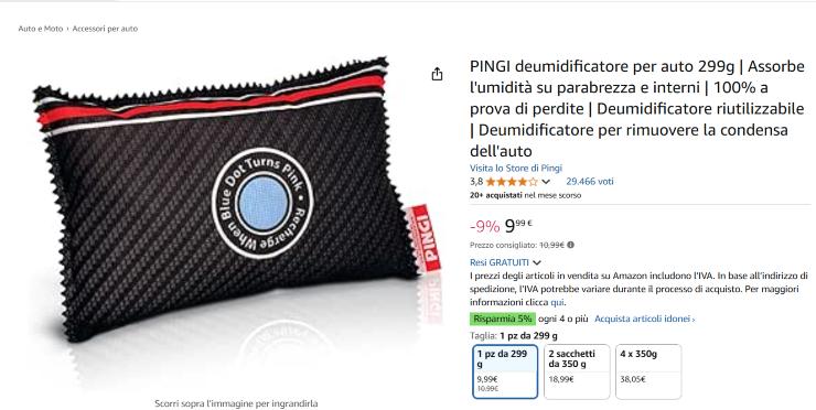 Vetri umidi addio deumidificatore