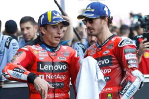 Ducati Bagnaia Marquez MotoGP