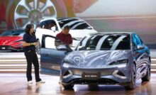 Esposizione di auto BYD