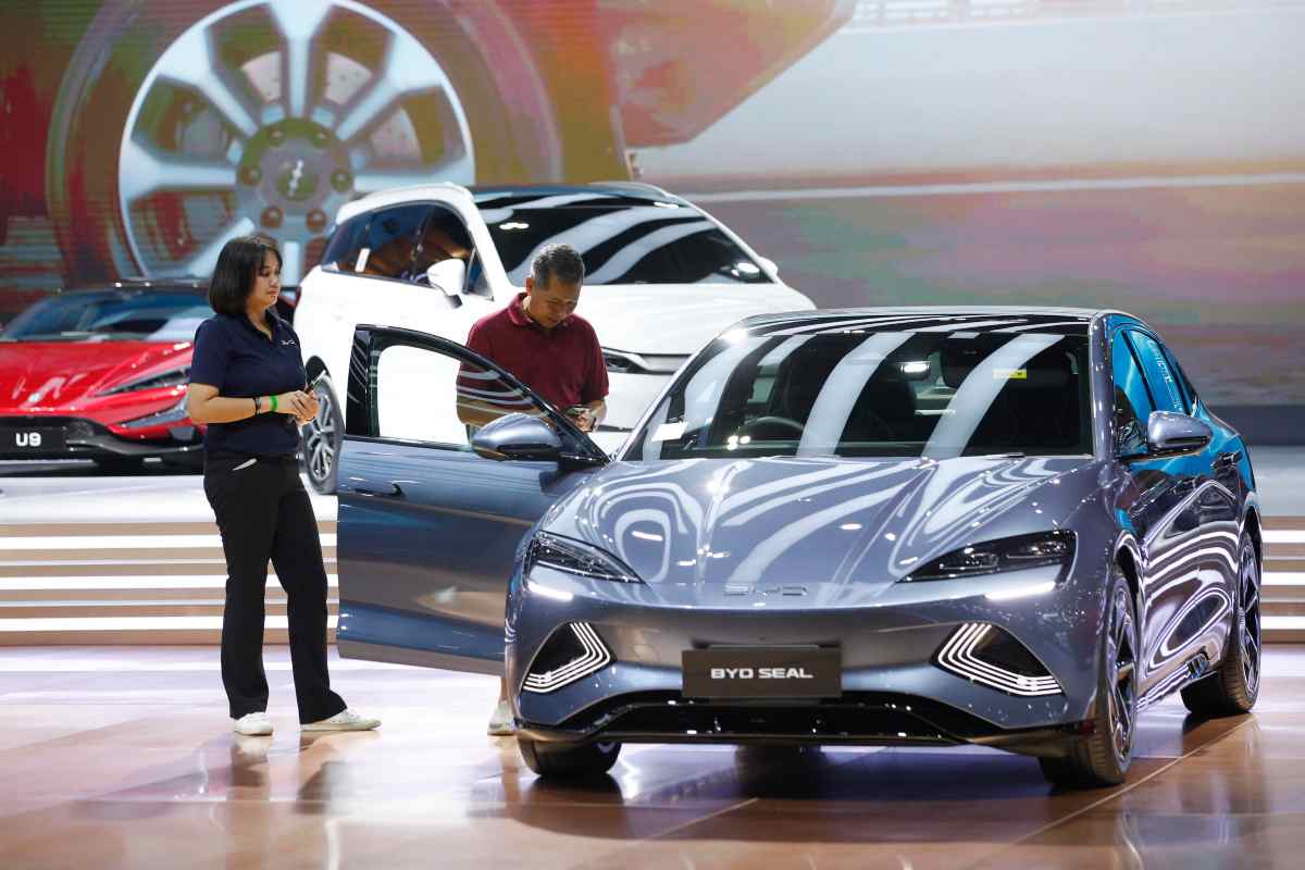 Esposizione di auto BYD