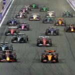 La partenza di un GP di Formula 1