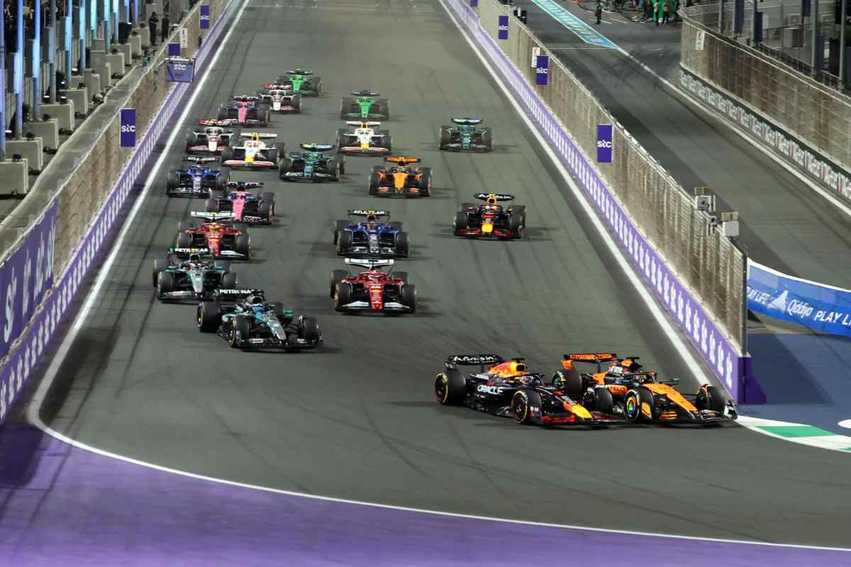 Partenza di un GP di Formula 1