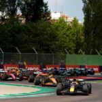 Le vetture in gara nel Gran Premio di Imola del 2024