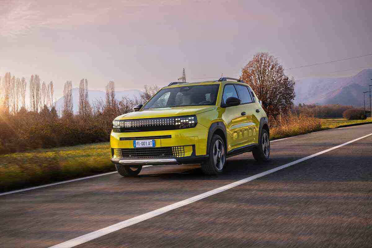 Fiat Grande Panda in strada