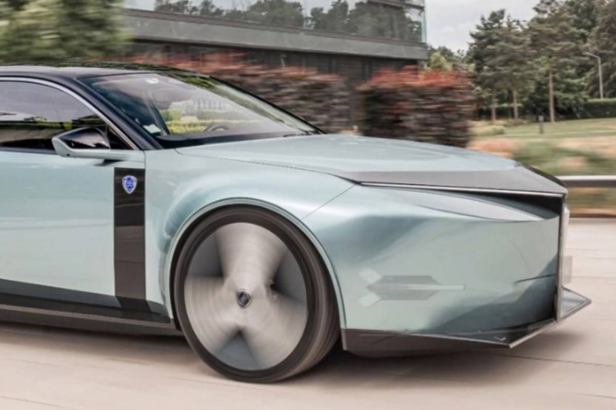 Parte anteriore della Lancia Delta concept