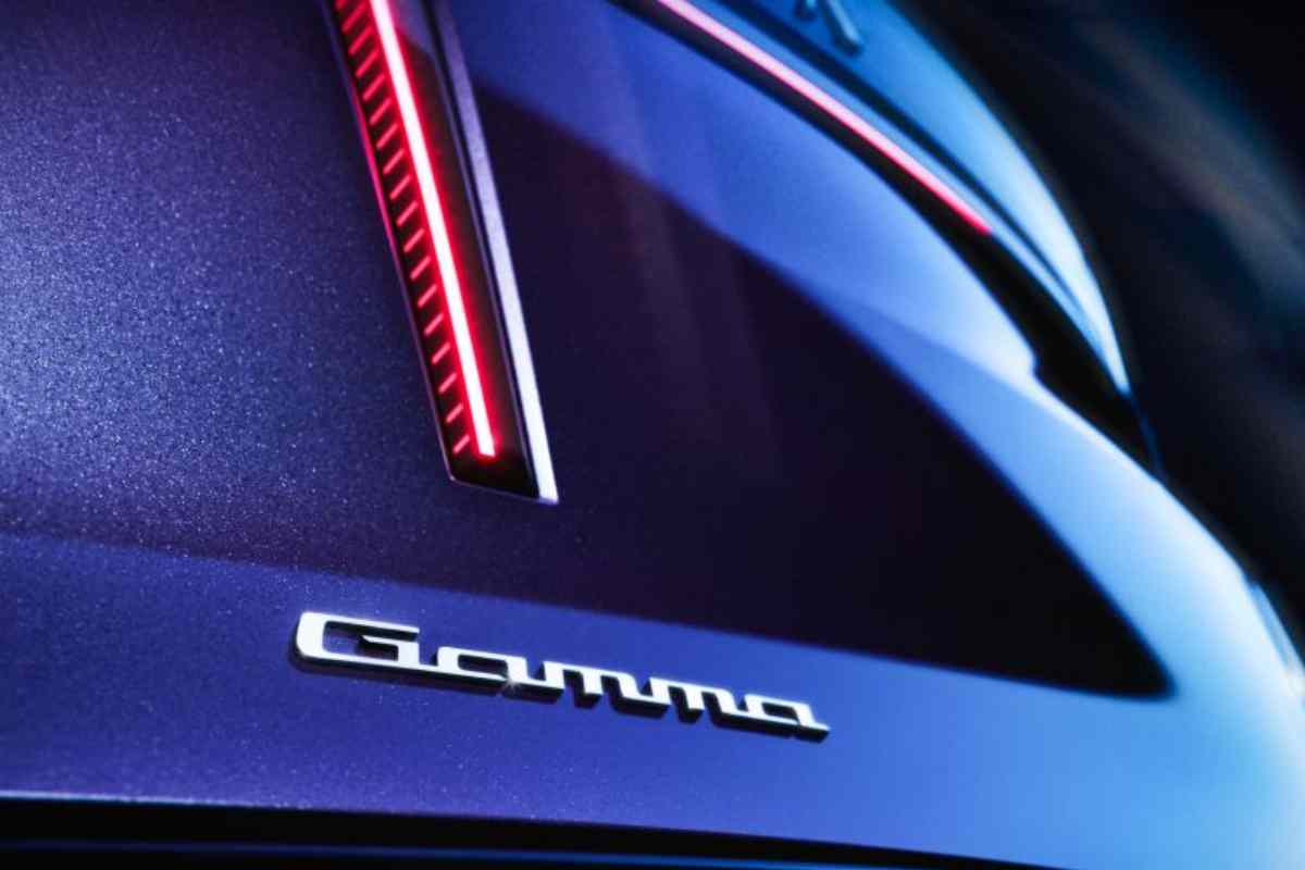 Il posteriore della Lancia Gamma