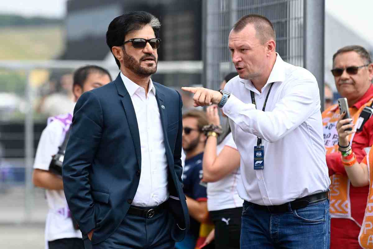 Mohammed Ben Sulayem nel paddock di un GP