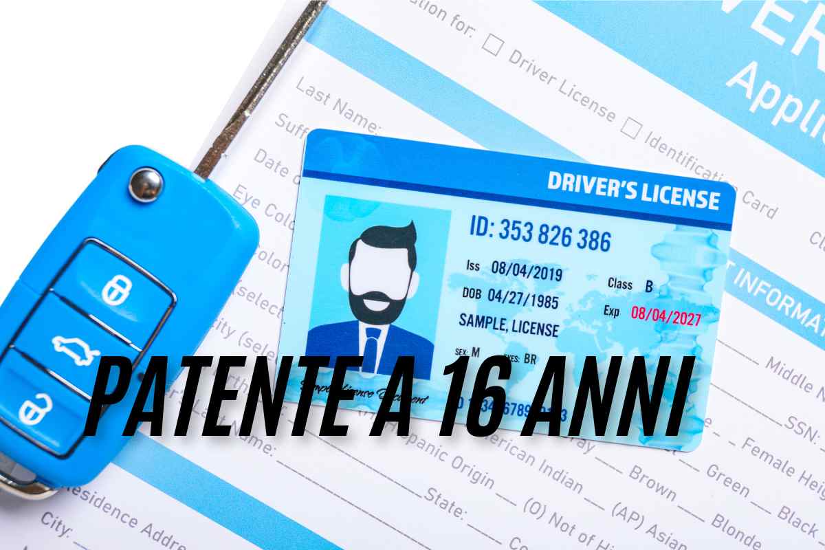 Patente a 16 anni: ecco come averla