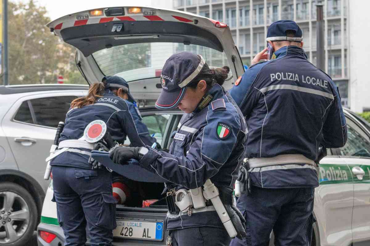 Posto di blocco della polizia