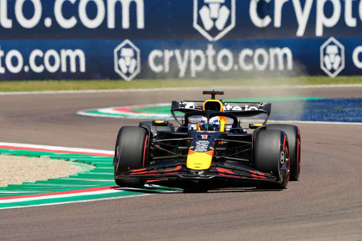 La Red Bull di Verstappen a Imola