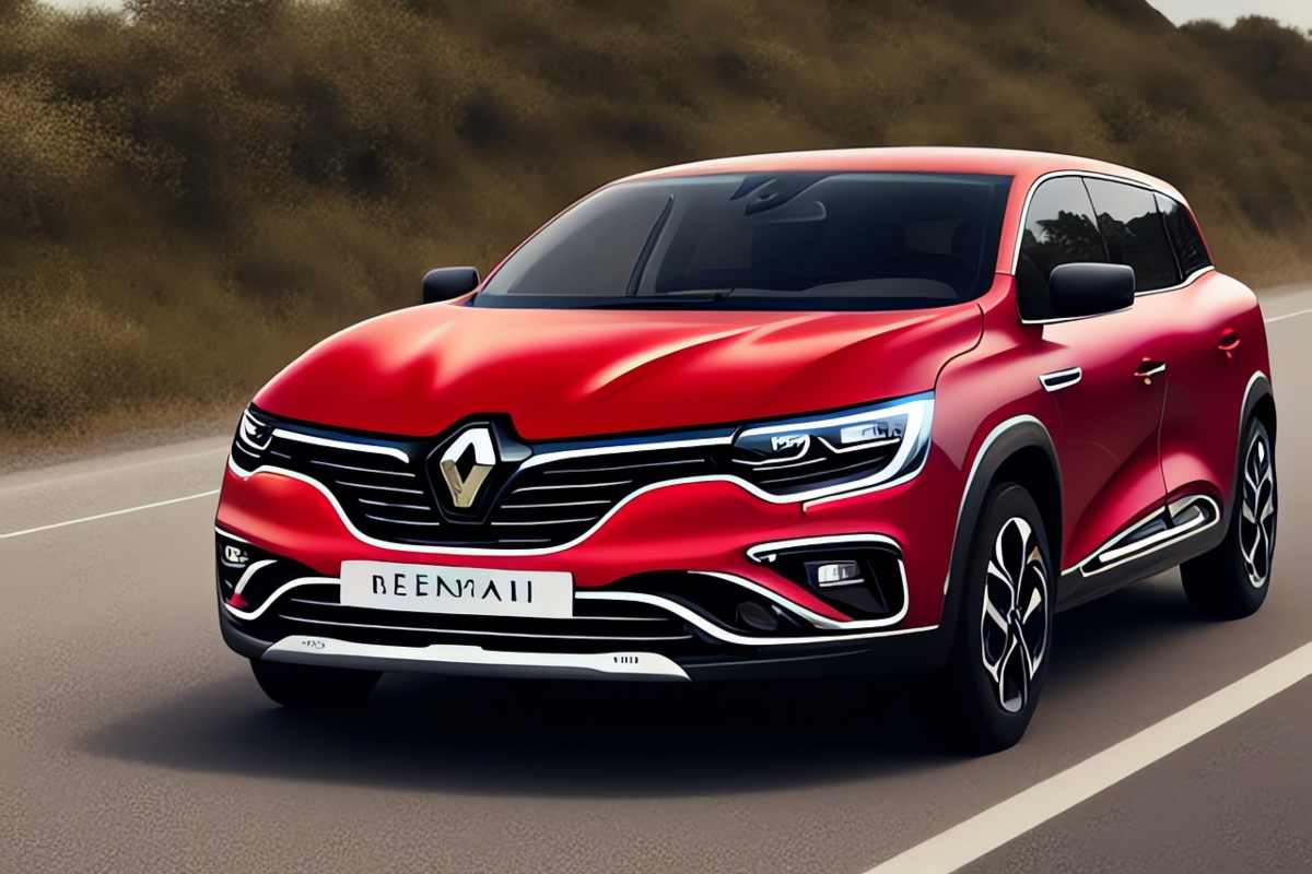 Un modello d'auto generato della Renault