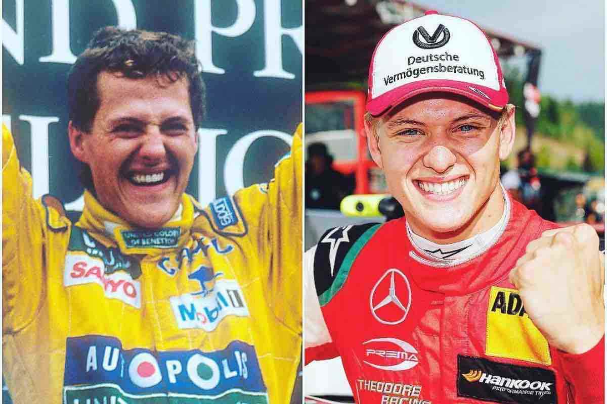 Mick e Michael Schumacher insieme