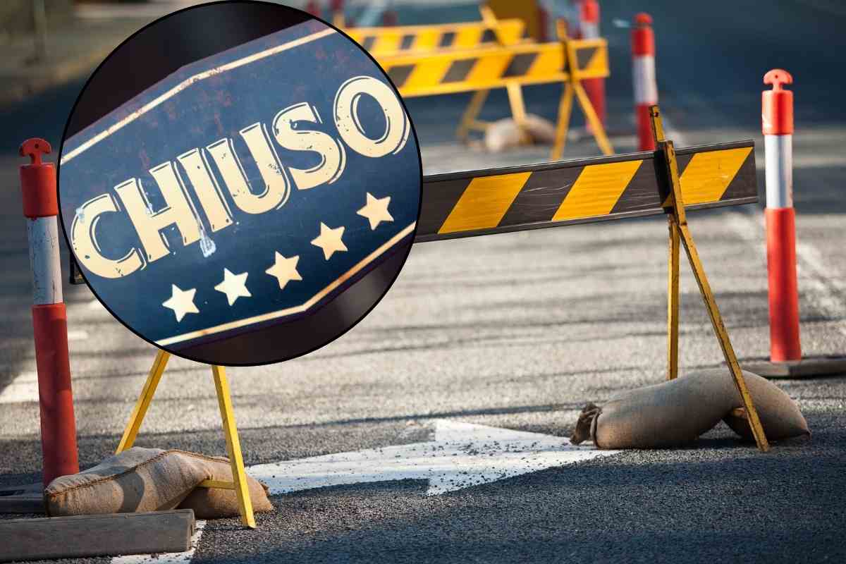 strada chiusa