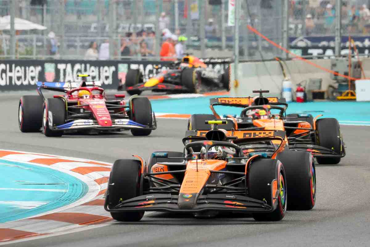 F1 qualifica McLaren Ferrari Mercedes Red Bull Miami