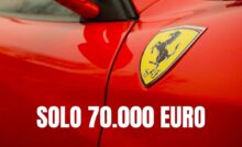 auto ferrari logo fiancata