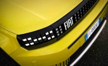 fiat grande panda logo cofano