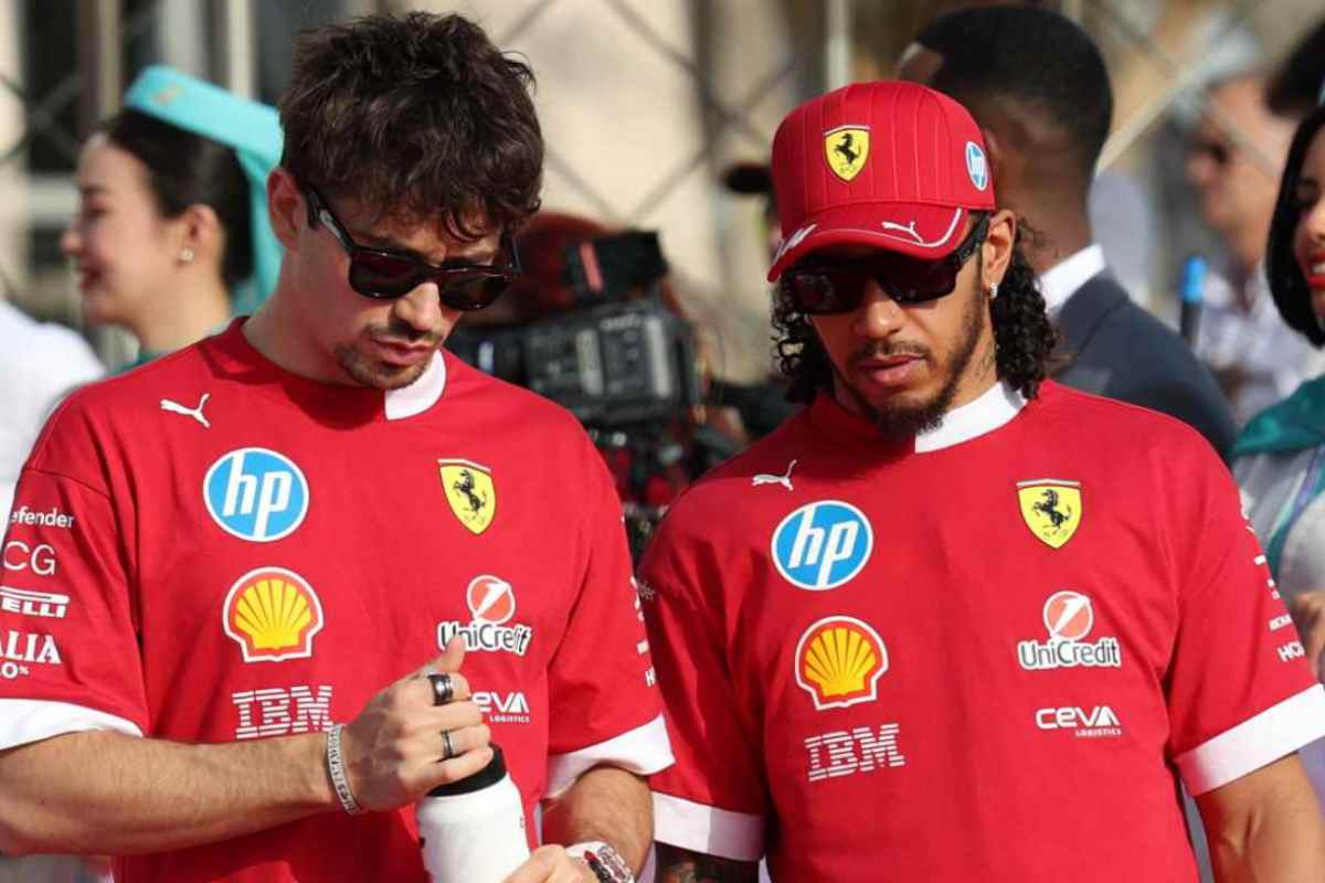 Ferrari Leclerc Hamilton F1