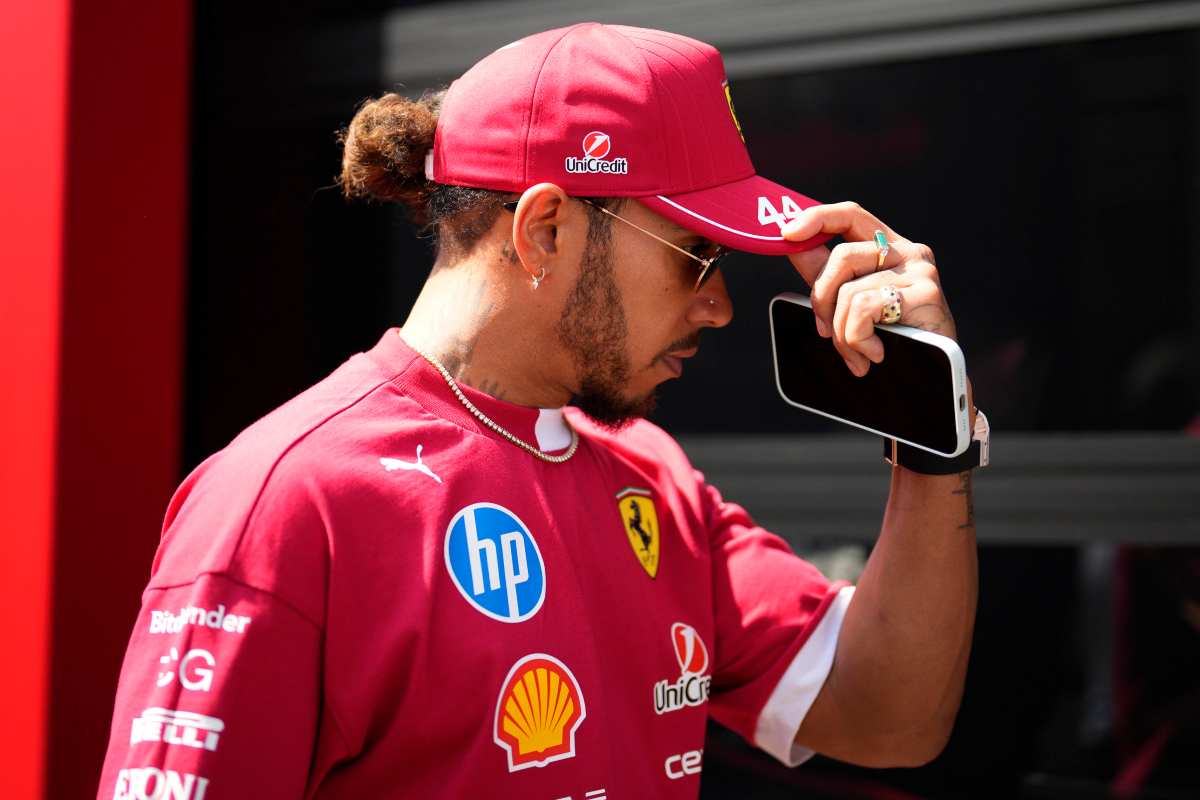 Ferrari Hamilton Lewis F1 Imola