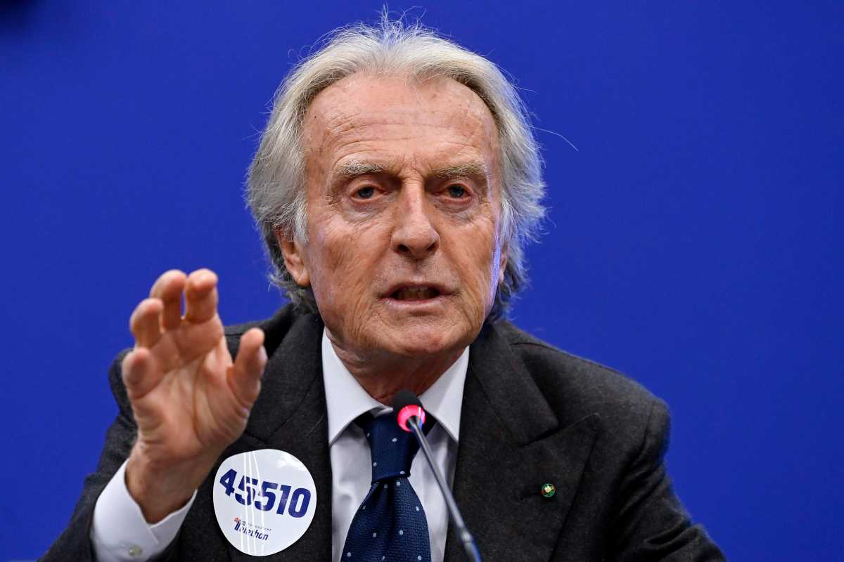 Bandiera Ferrari Luca Cordero Montezemolo funerale