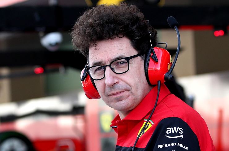 Mattia Binotto Max Verstappen F1 Ferrari