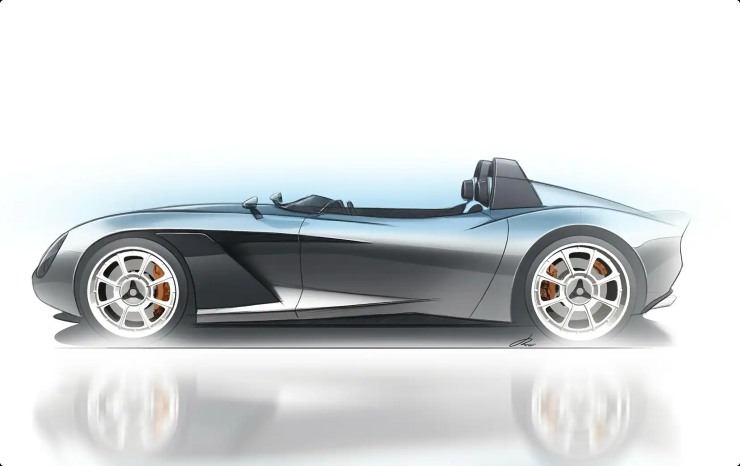 Batmobile italiana Mignatta Automobili Rina