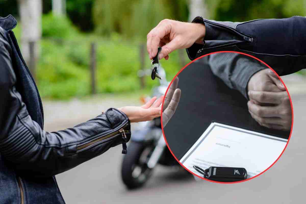 moto in strada assicurazione chiavi