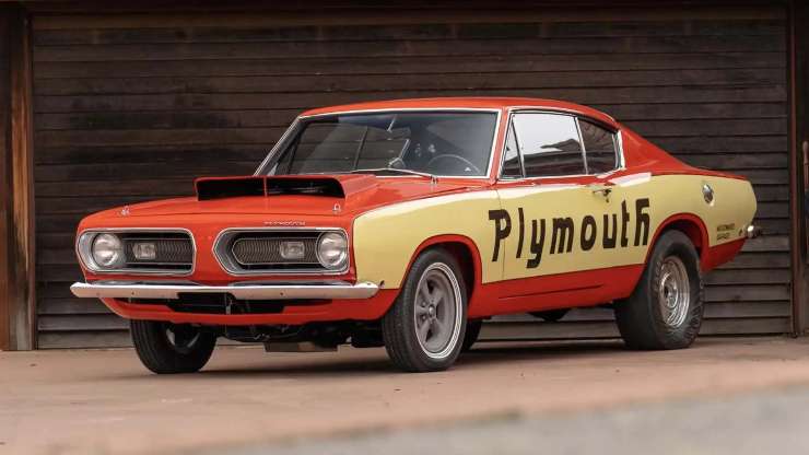 plymouth barracuda b029 1968 all'asta: vale oltre 200mila euro