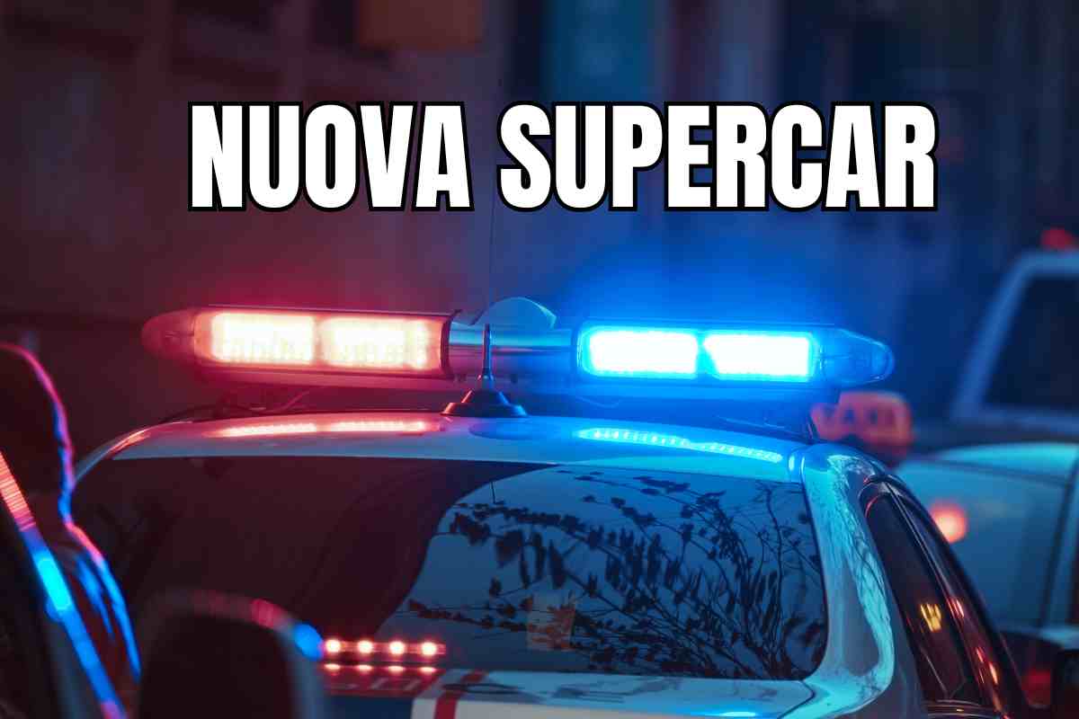 polizia nuiova supercar
