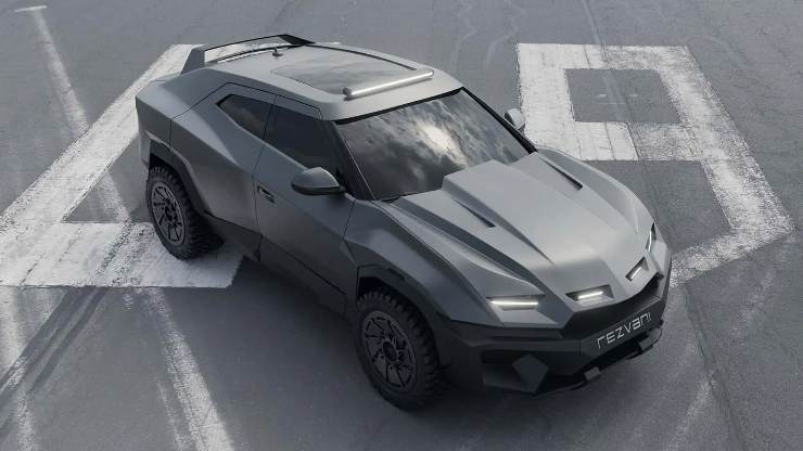 rezvani knight, optional pazzeschi e potenza da paura
