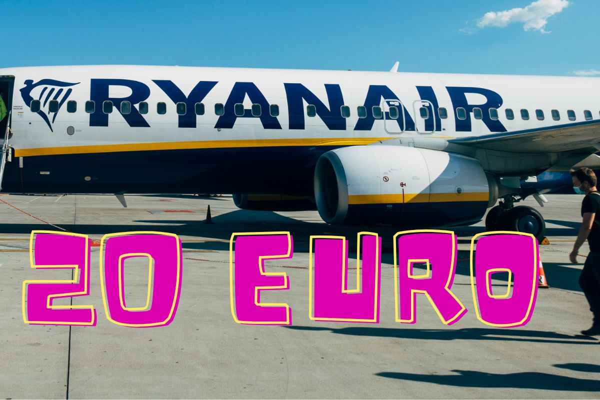 Ryanair offerta 20 euro occasione