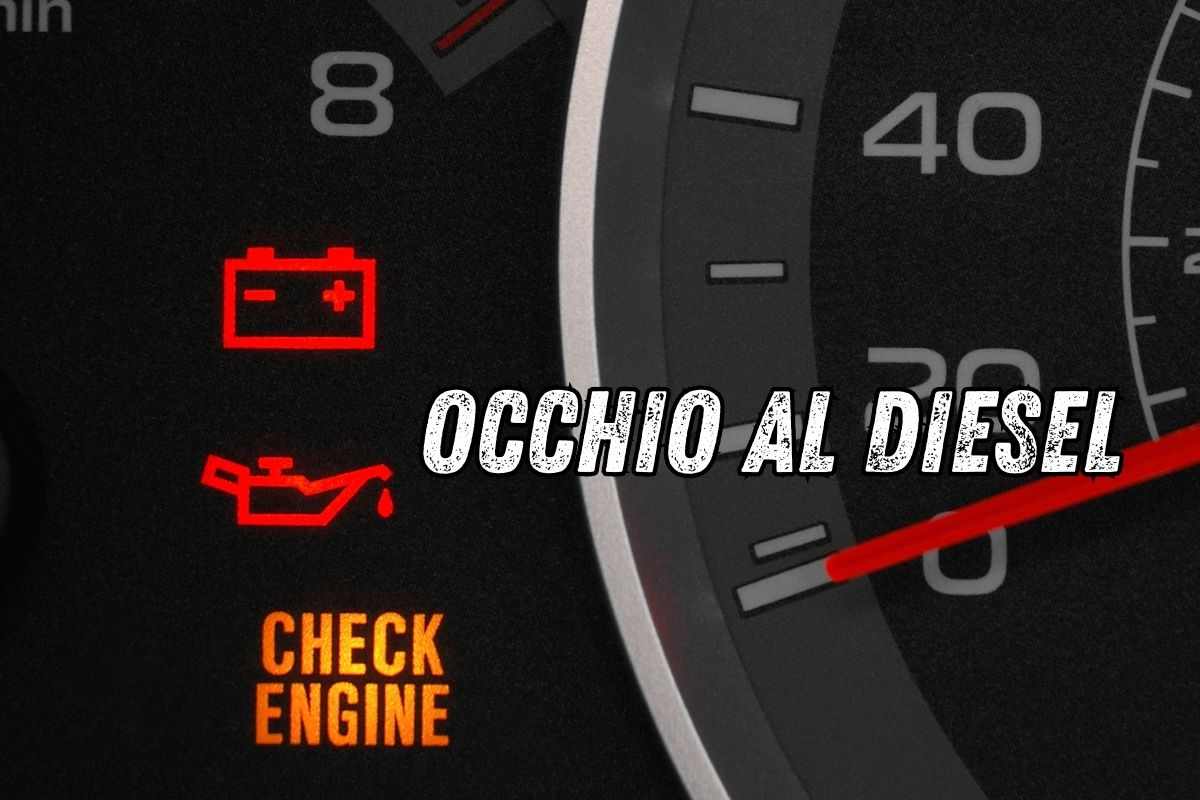 Spia auto diesel problemi attenzione