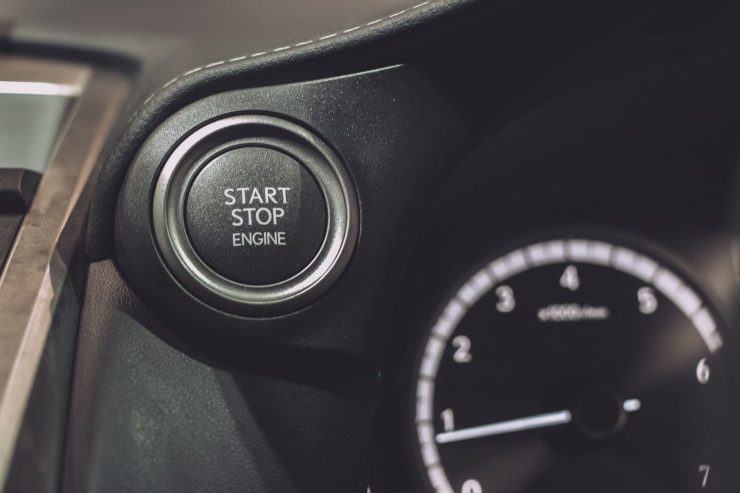Start Stop addio bottone pulsante