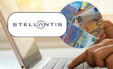 computer soldi euro stellantis logo