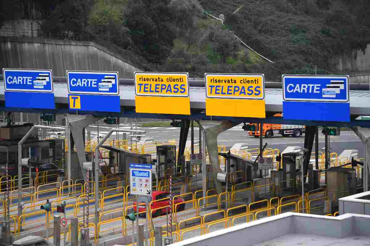 casello autostrada telepass