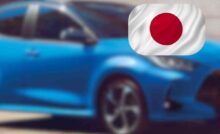 toyota yaris bandiera giapponese