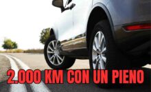 2.000 KM con un pieno auto ruote