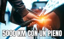 5.000 km con un pieno auto elettrica