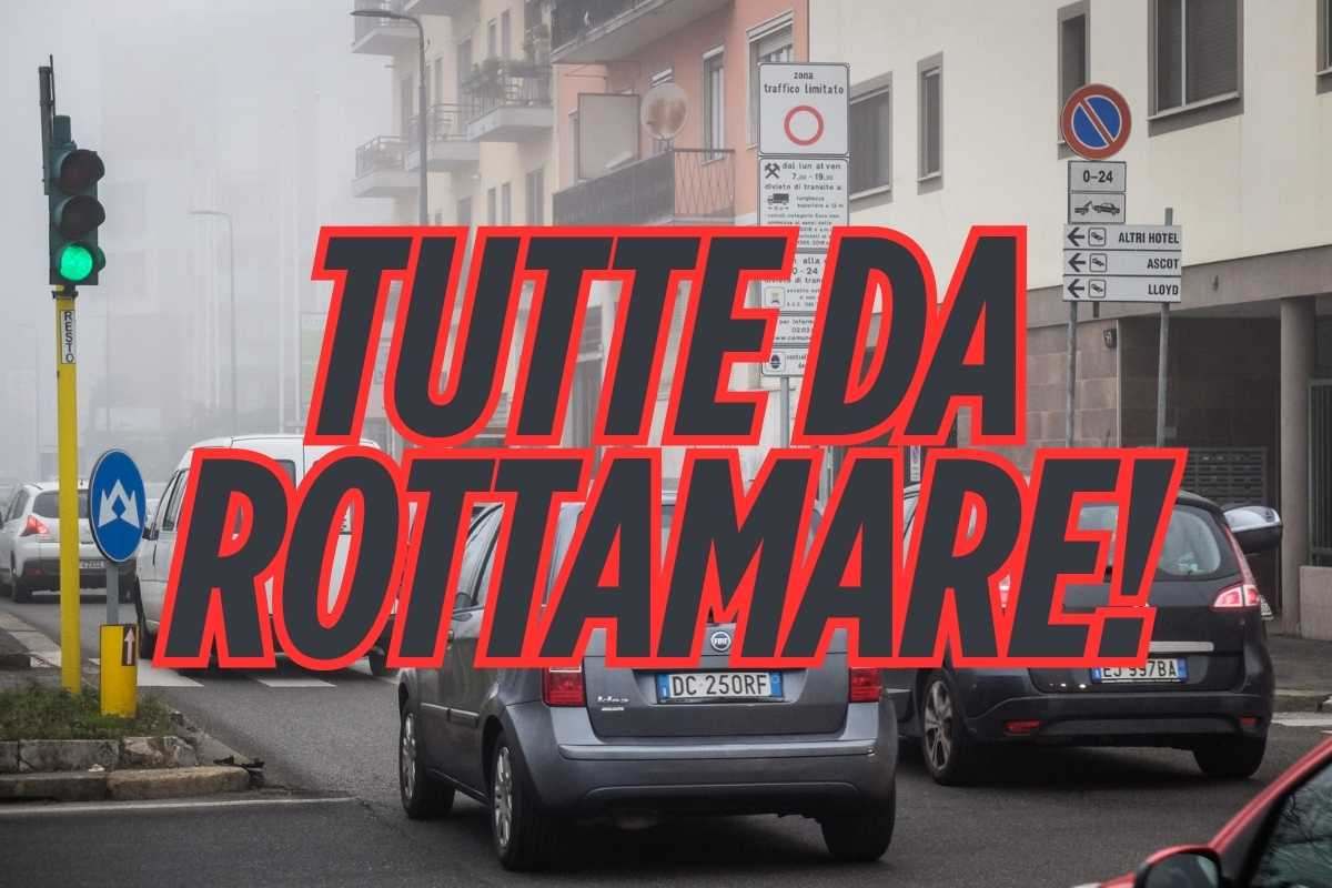 Le auto più vecchie andranno rottamate: ecco tutti i divieti