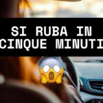 Auto rubata in cinque minuti: ecco come